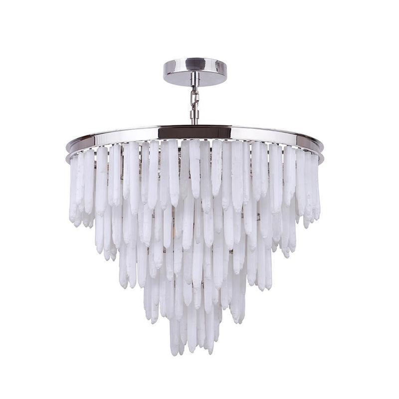 Mariana Home - Botanical 13LT Chandelier - Polished Nickel