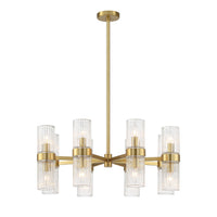 Charlotte 16 Light Chandelier - Brass