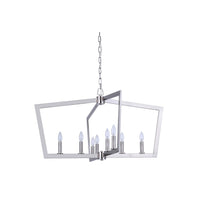 Mariana Home - Dexter 8 Lt Chandelier - Satin Nickel