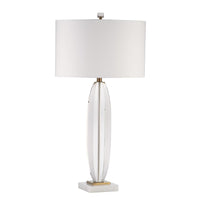 Mariana Home - Clinique Table Lamp - Crystal and Antique Brass Finish - 130047